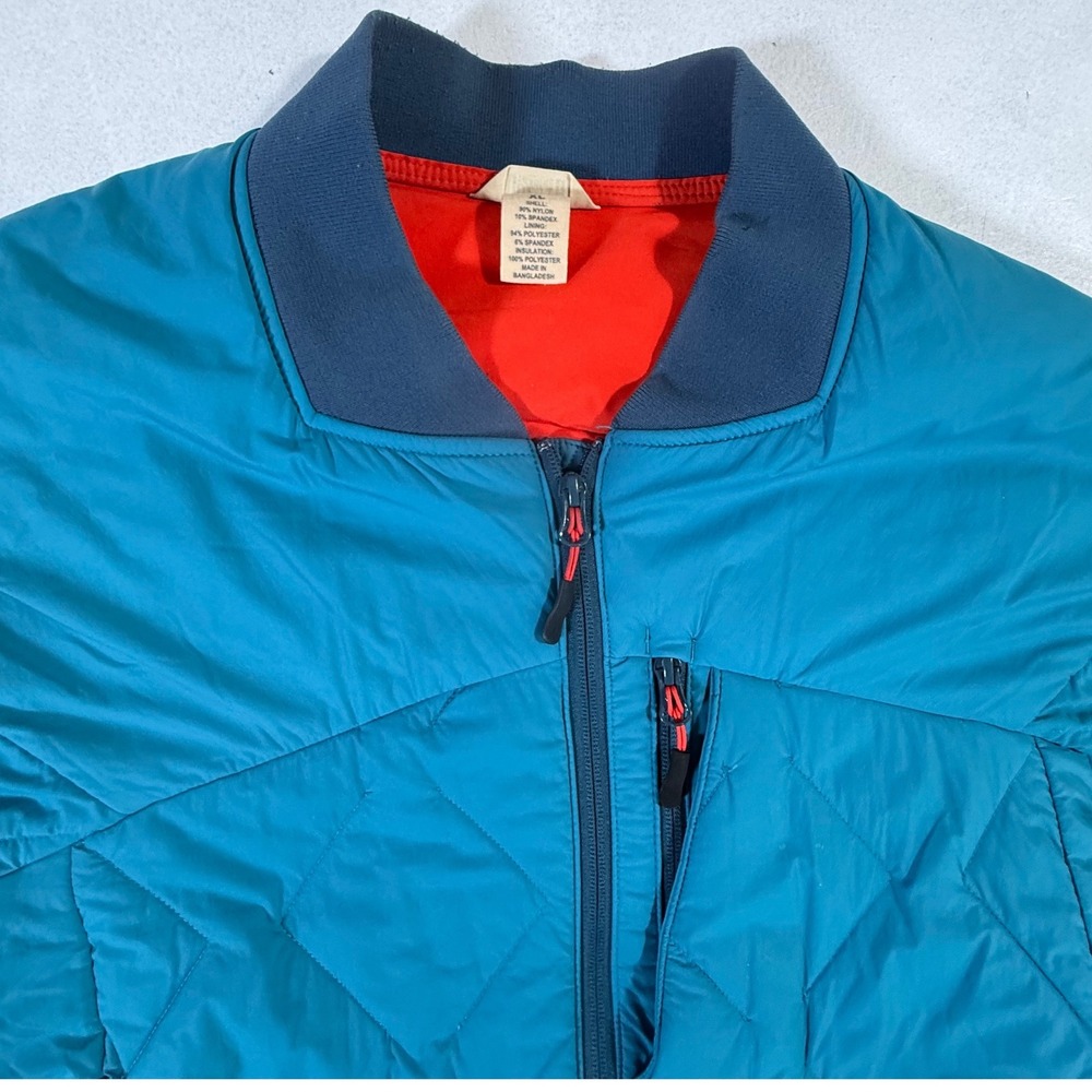 Duluth Trading Co Mens XL Quilted Bomber Jacket Insulated Zip Front Pockets